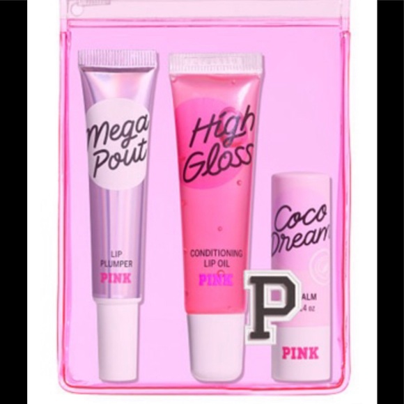 Lip gloss POUT set Victoria's Secret PINK NWT - Picture 3 of 8